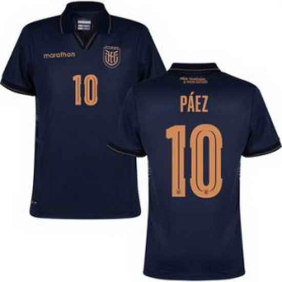 Women 10 Ecuador Kendry Paez Away Replica Jersey   2